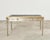 John Vesey Steel Bronze Neoclassical Library Table Desk For Sale - Image 9 of 18