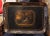 Antique Early 19th C Regency Black Lacquer Tole Tray W Unusual Roman Scene For Sale - Image 4 of 5