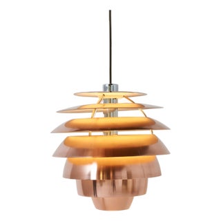 1950s Model 1231 Copper Pendant by Stilnovo For Sale