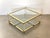 Mid-Century Modern Brass and Acrylic Glass Coffee Table, 1970s For Sale - Image 3 of 9