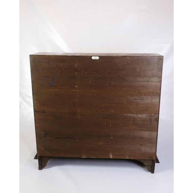 Chatol with Intersia & Four Drawers in Ligth Walnut from Lysberg & Hansen, 1890s For Sale - Image 10 of 18