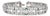 late 20th Century Platinum Deco Bracelet For Sale