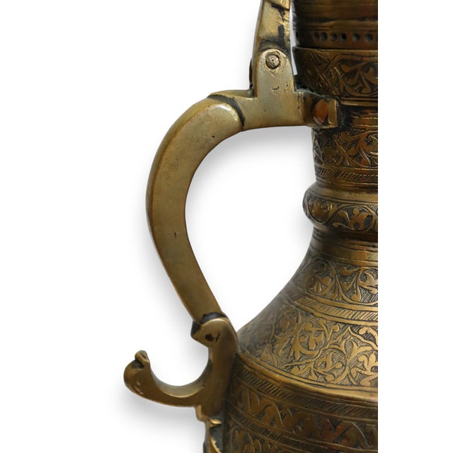 Antique Islamic Teapot in Brass Bukhara, 1900s For Sale - Image 12 of 17