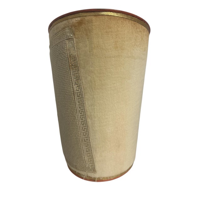 Early 20th Century Early 20th Century Vintage Needle Point Waste Bin For Sale - Image 5 of 12