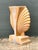 Modern Vintage Eco-Plaster Clam Shell Console Pedestal For Sale - Image 3 of 12