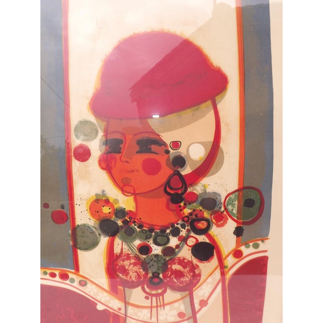 Menguy Frédéric, Lithograph Composition, 1970, Lithograph For Sale - Image 3 of 11