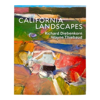 " California Landscapes " 1st Edtn Diebenkorn & Thiebaud Lithograph Print Large Hardcover Exhibition Art Book For Sale