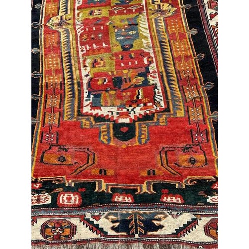 Colourful Kurdish Rug, 1890s For Sale - Image 5 of 18
