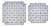 Woven Wood Square Wall Hanging (Set of 2) For Sale