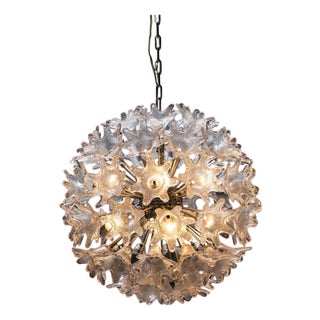 Murano Glass Chandelier by Paolo Venini, Italy, 1960s For Sale