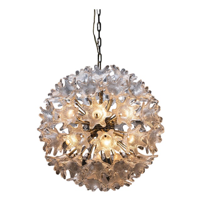 Murano Glass Chandelier by Paolo Venini, Italy, 1960s For Sale