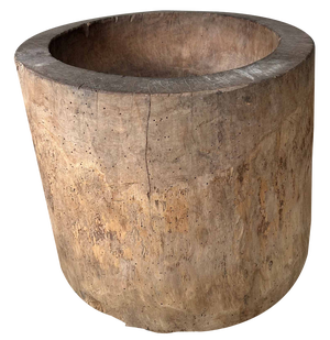 Late Meiji Japanese Mochi-Tsuki Usu Mortar, 1890s