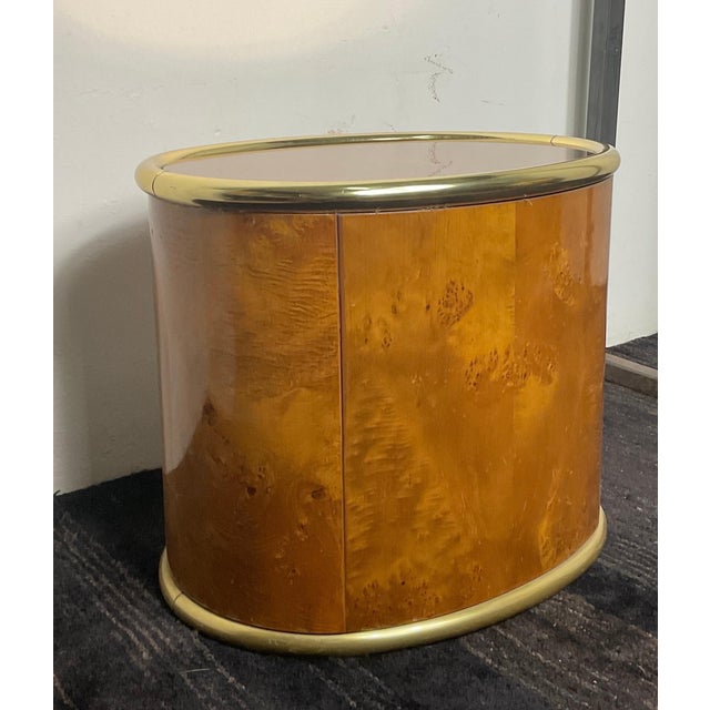 Mirrored Bedside Table, 1970s For Sale - Image 15 of 16