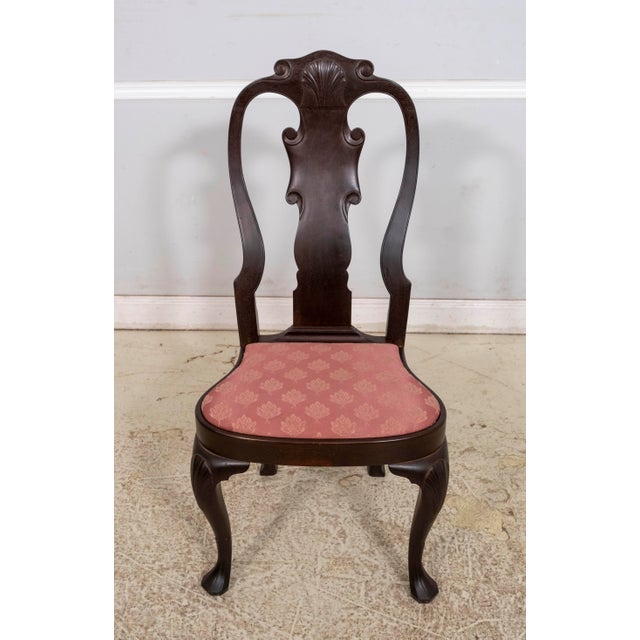 Age: C.1980-1981 Details: Walnut Trifid Feet Signed & Dated Fine Carved Details High Quality Construction Queen Anne Style...