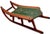 Outstanding Antique American Victorian Childs Snow Sled With Beautiful Original Hand Painted Features - Circa 1870s For Sale - Image 15 of 18