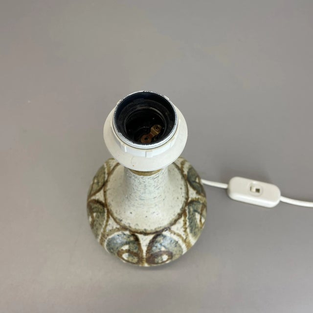Danish Studio Pottery Table Light in Ceramic from Soholm Ceramic, 1970 For Sale - Image 15 of 18