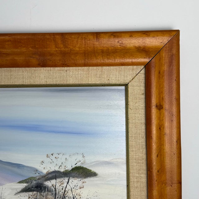 Will Moses “Stratton View” Original Oil Painting, Signed, 1979 For Sale - Image 11 of 11