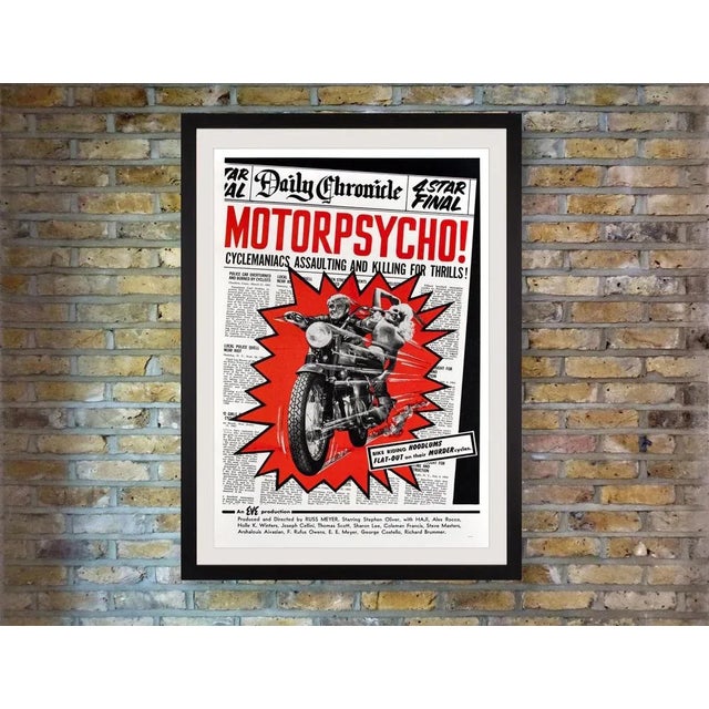 "cyclemaniacs assaulting and killing for thrills! bike riding hoodlums flat-out on their murder cycles." a motorcycle...