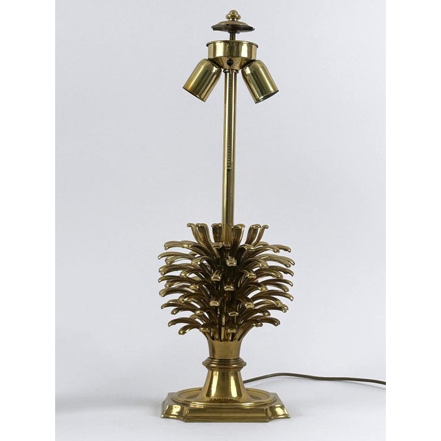 Large Brass Pine Cone Table Lamps from Feese, Germany, 1980s, Set of 2 For Sale - Image 10 of 18