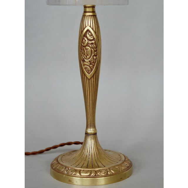 Muller Frères French Art Deco Table Lamp by Leon Richard & Muller Freres 1920s France For Sale - Image 4 of 10