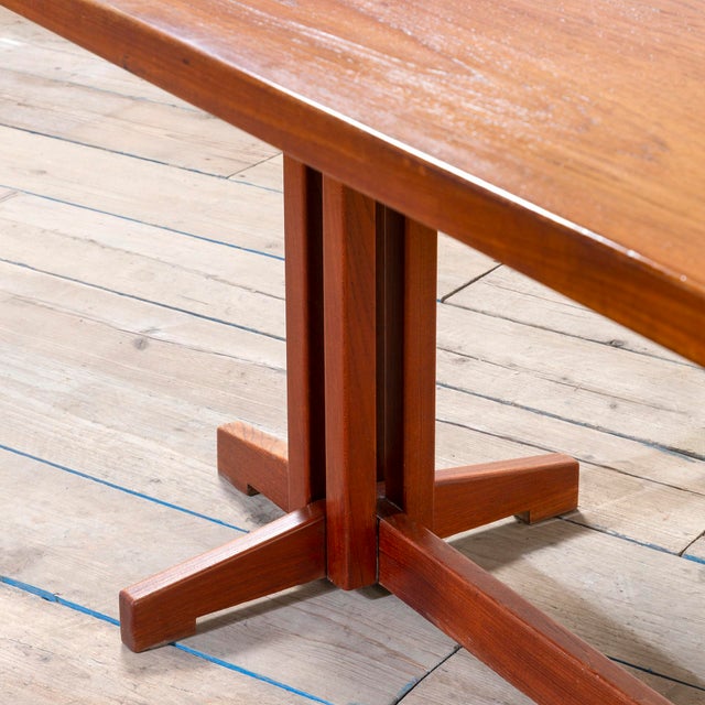 Mid-Century Modern Wooden Table attributed to Ilmari Tapiovaara for La Permanente Mobili Cantù, 1950s For Sale - Image 3 of 5