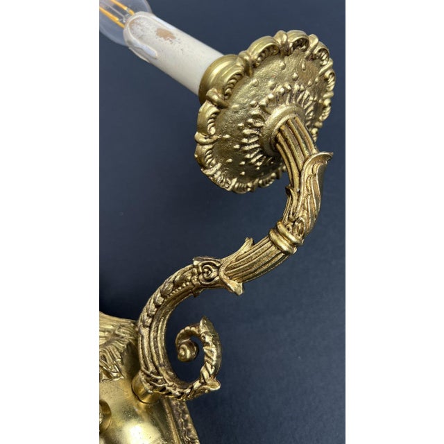 Vintage French Wall Sconces, Set of 2 For Sale - Image 6 of 13