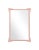 Contemporary Fleur Home Garden District Napoleon Rectangle Mirror in Salmon Berry, 36x48 For Sale - Image 3 of 3