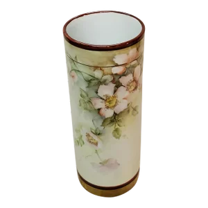 Mid 20th Century Bavarian Hand-Painted Porcelain Vase
