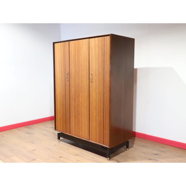Mid Century Modern Vintage Teak Armoire Wardrobe Bedroom Furniture by G Plan For Sale - Image 4 of 15