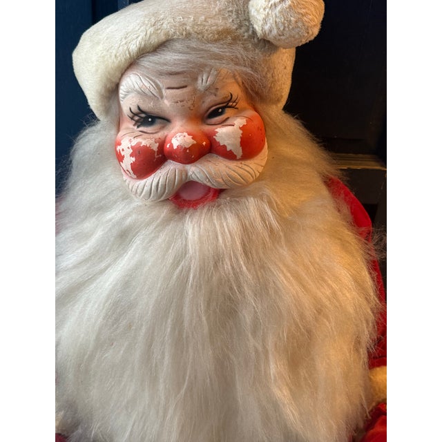 This is a rare 4-foot Coca-Cola Santa Claus store display, gifted in 1971 by the Coca-Cola Company to my parents for their...