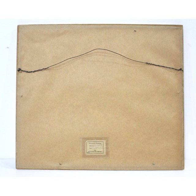 Warren Davis Arts and Crafts Nude Etching Signed For Sale - Image 4 of 12