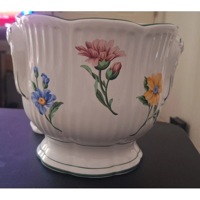 Elevate your home décor with this elegant **Vintage Tiffany & Co. "Sinatra" Cachepot Planter**, a timeless decorative...