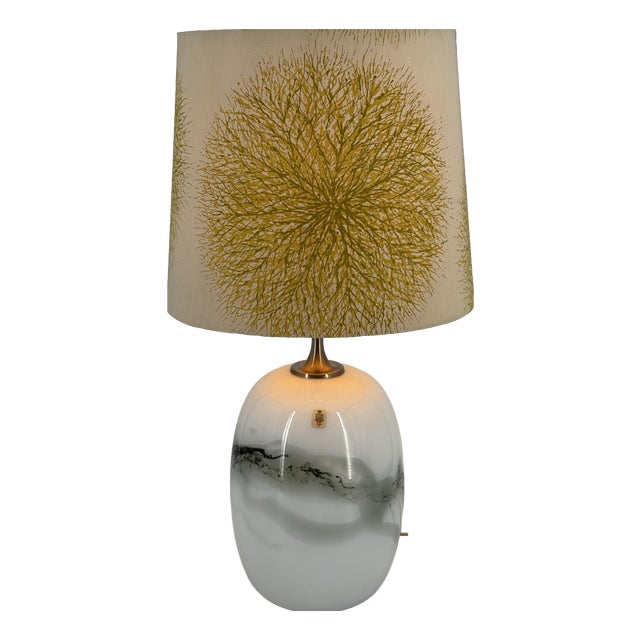Sakura Bordlampe Table Lamp by Michael Bang for Holmgaard, Denmark, 1970s For Sale