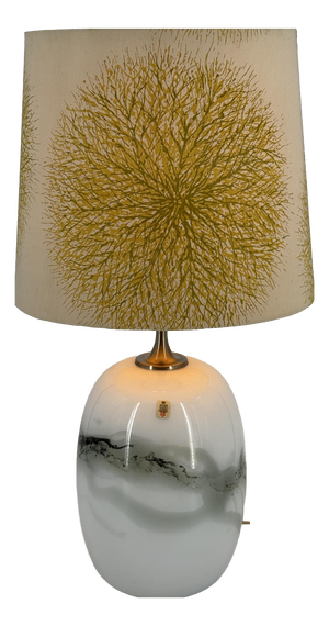 Sakura Bordlampe Table Lamp by Michael Bang for Holmgaard, Denmark, 1970s