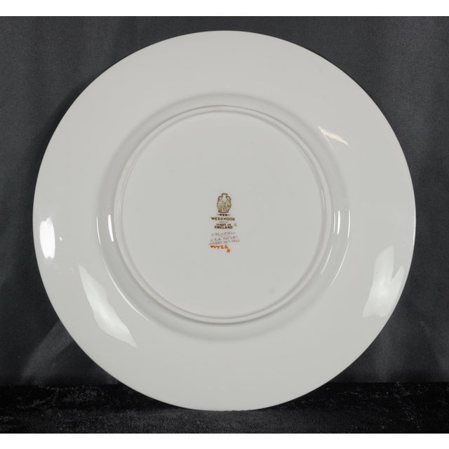 White Vintage Wedgwood Columbia Salad Plate For Sale - Image 8 of 11