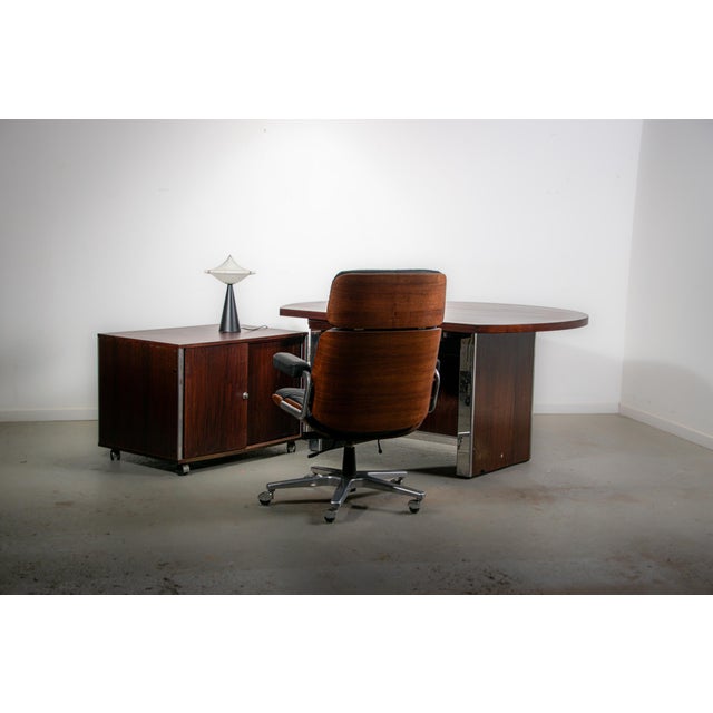 Galileo Series Executive Desk by Ennio Fazioli for Mim Roma, 1970s For Sale - Image 13 of 18