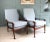 Two stunning Fler SC58 Vintage Midcentury Lounge Chairs Designed By Fred Lowen 1960s. An Australian mid-century designer....