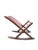 Arts & Crafts Mid-20th Century Woven Split Reed Gout Rocker or Footrest For Sale - Image 3 of 11