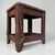 Japanese Decorative Stool with Organic Details, 1950s For Sale - Image 4 of 11