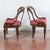 Red Fabric Armchairs, Set of 2 For Sale - Image 17 of 18