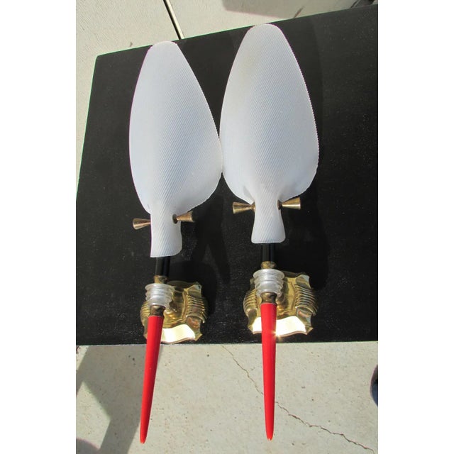 1960s Chandelier and Wall Sconces, 1960s, Set of 3 For Sale - Image 5 of 10