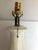 Mid-Century Modern Mid-Century Organic Modern White Ceramic Pottery Crackle Glaze Lamp For Sale - Image 3 of 7