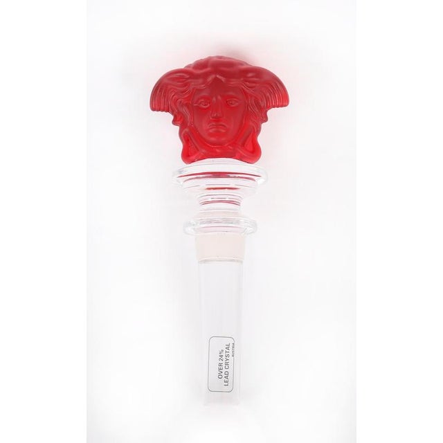 Rosenthal Vintage Glass Bottle Stopper by Rosenthal for Versace For Sale - Image 4 of 18