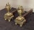 Mid 19th Century Brass Andirons, of Proportions - a Pair For Sale - Image 9 of 13