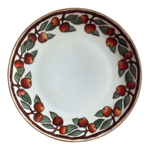 Antique Sévres Thomas Bavaria Signed Handpainted Apple Gold Rimmed Fine China Plate C1910