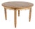 Danish Round Extendable Dining Table in Oak by Axel Einar Hjorth, 1970s For Sale