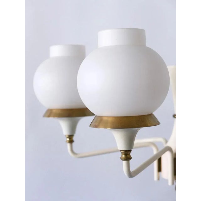 Metal Mid-Century Modern Tulipan Pendant Lamp from Kaiser, 1950s For Sale - Image 7 of 18