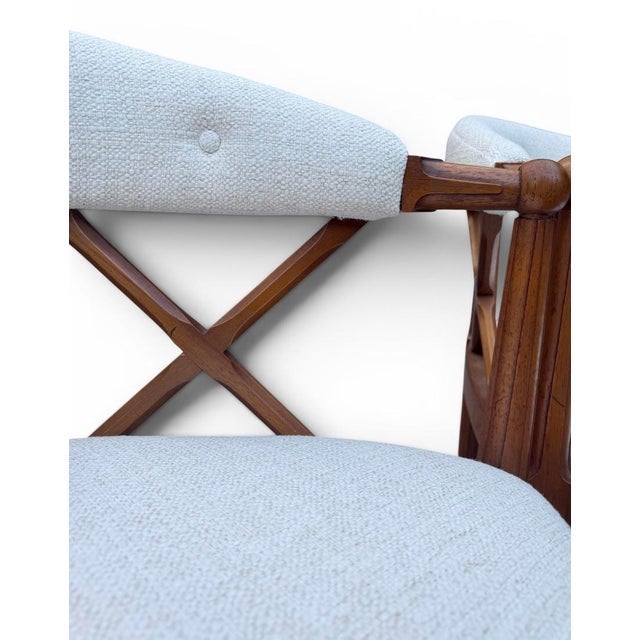 Pair of 1965 Tomlinson "Sophisticate" X-Back Armchairs For Sale - Image 12 of 12