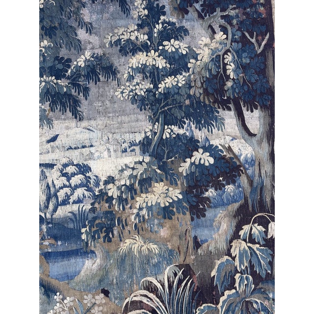 18th Century French Verdure Tapestry For Sale - Image 13 of 14