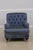 English Pair Lillian August Blue Upholstered Club Chairs For Sale - Image 3 of 16